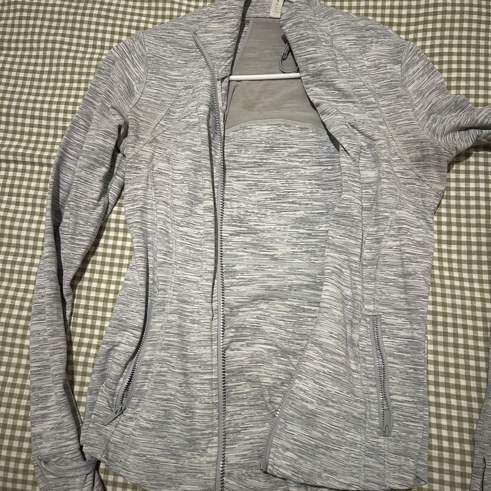 Lululemon Gray Zip-Up Jacket